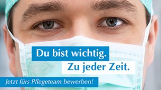 Jetzt fürs Pflegeteam bewerben!