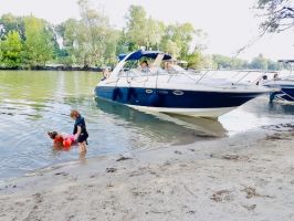 Führerschein machen und Boot mieten mit Familie am Main