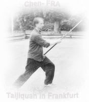 Chen Taijiquan Figur aus der Hellebardenform