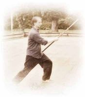 Chen Taijiquan Figur aus der Hellebardenform