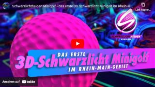 besteck minigolf frankfurt Schwarzlichthelden Minigolf - 3D Schwarzlicht Minigolf Mainz